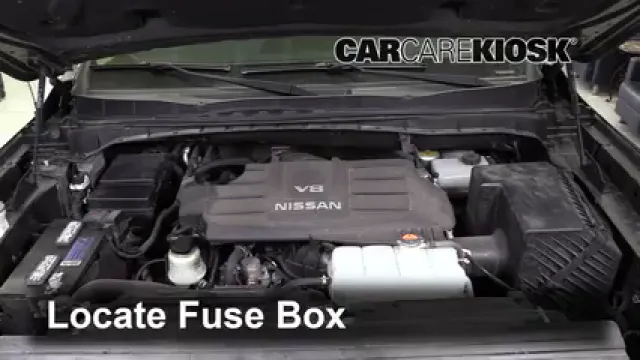 2017 Nissan Titan XD SL 5.6L V8 Fuse (Engine) Check